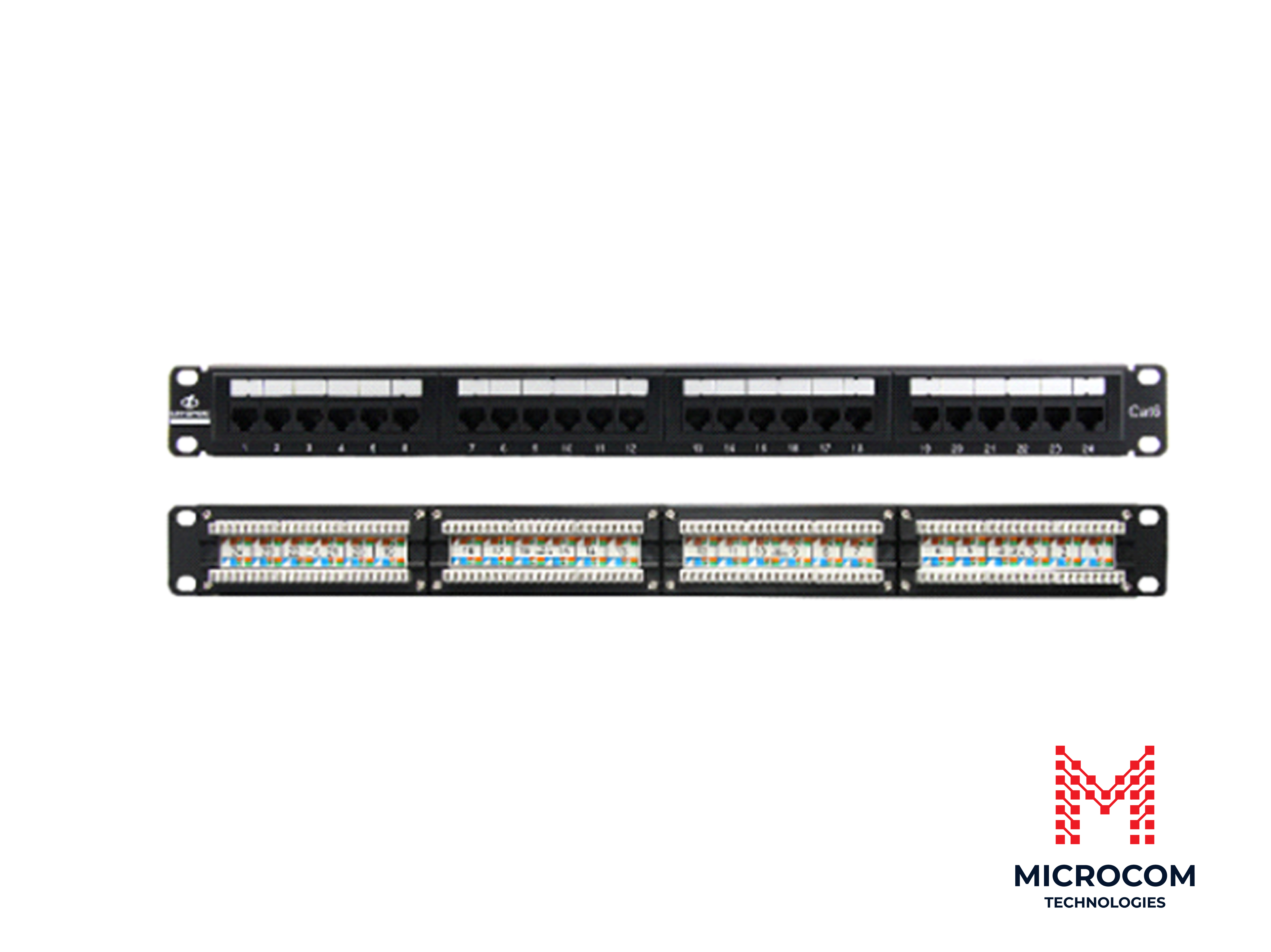 24 Port Cat6 UTP Patch Panel